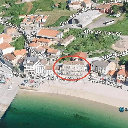 Xilgar Apto Proa Atico D Encima De La Playa Daire Raxo